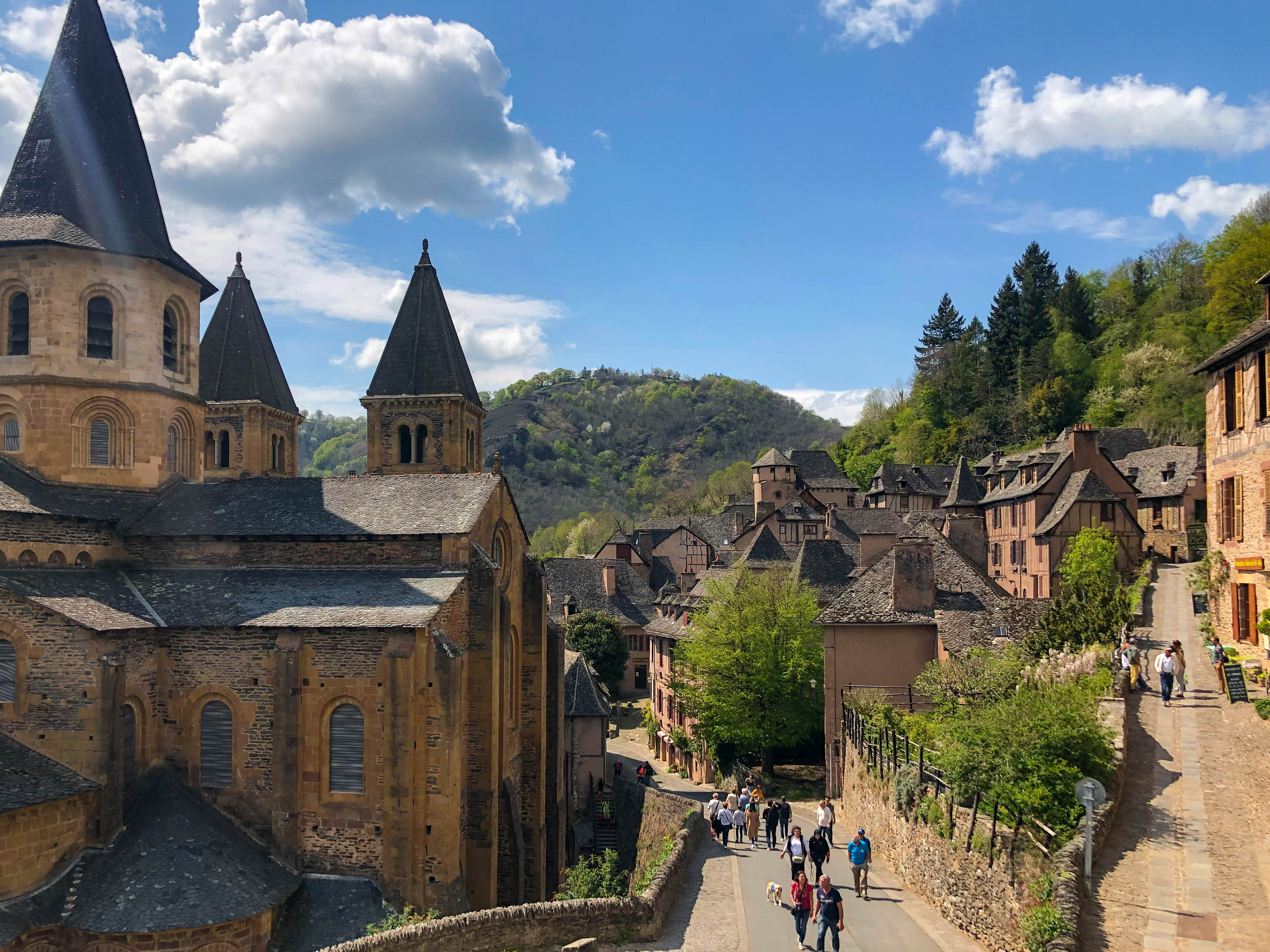 Image Compostelle, du Puy en Velay à Saint Jean Pied de Port à vélo