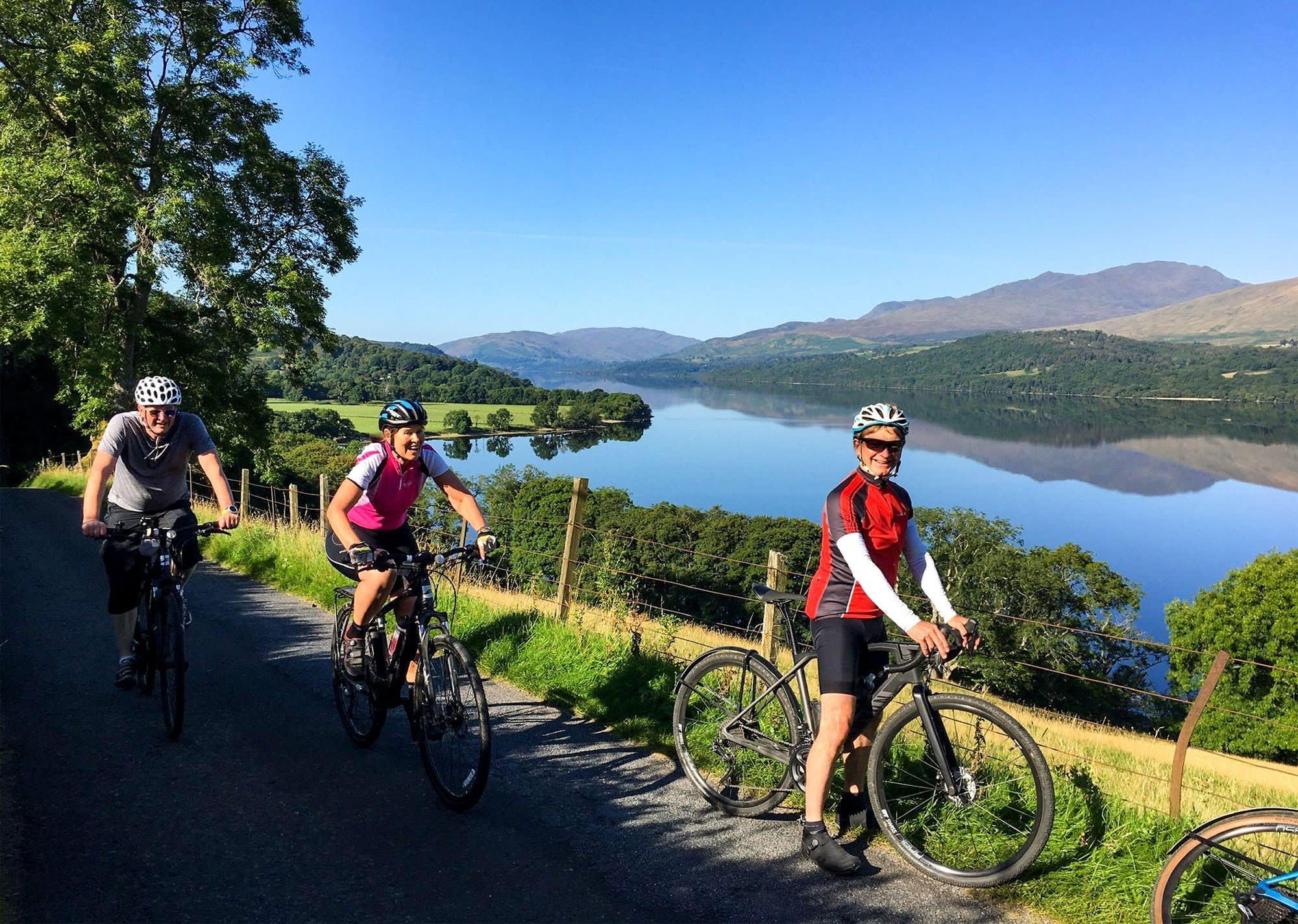 Image Ecosse, lacs et vallées à vélo