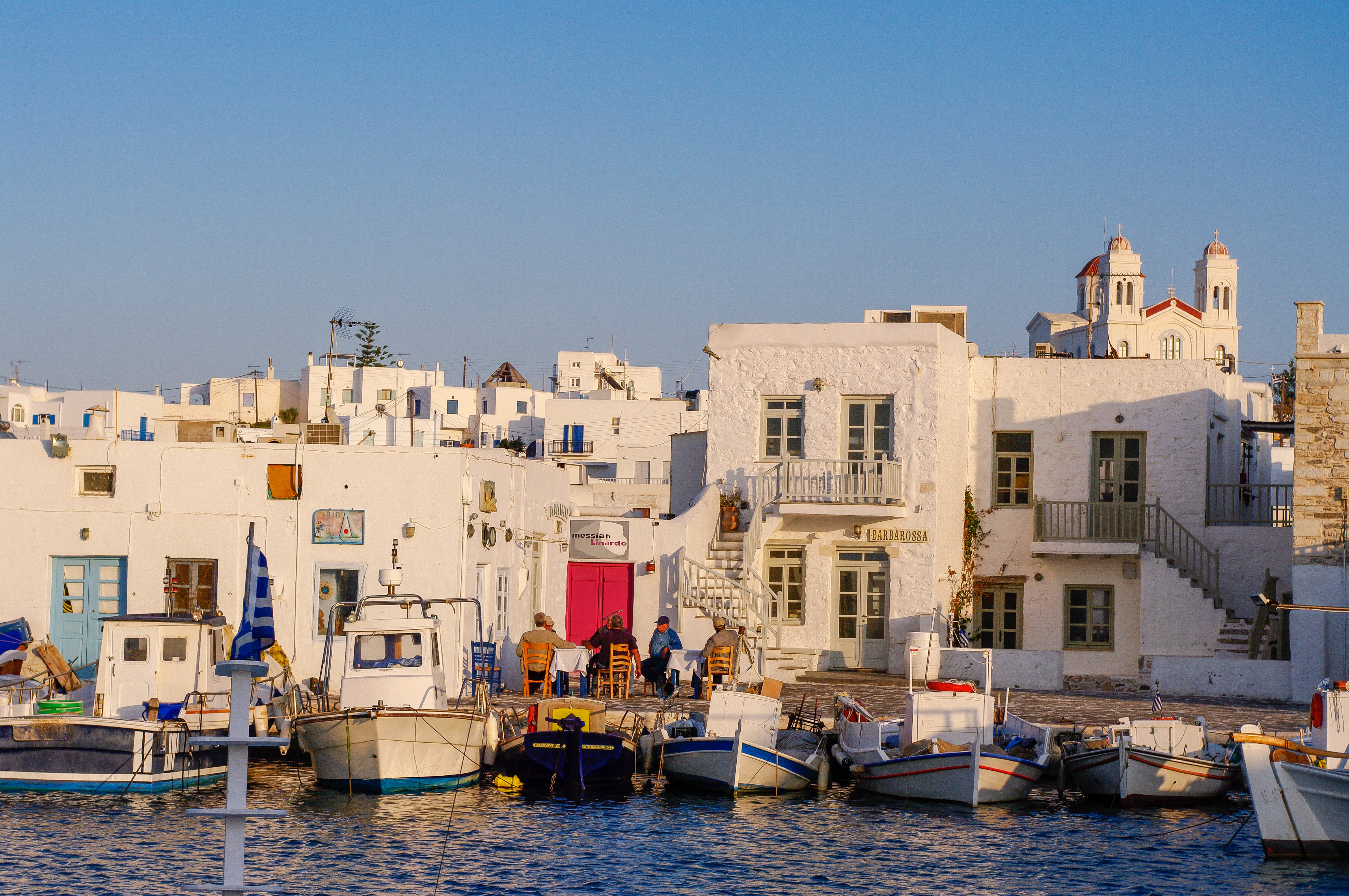 Image Les Cyclades - Paros et Santorin, duo en bleu et blanc