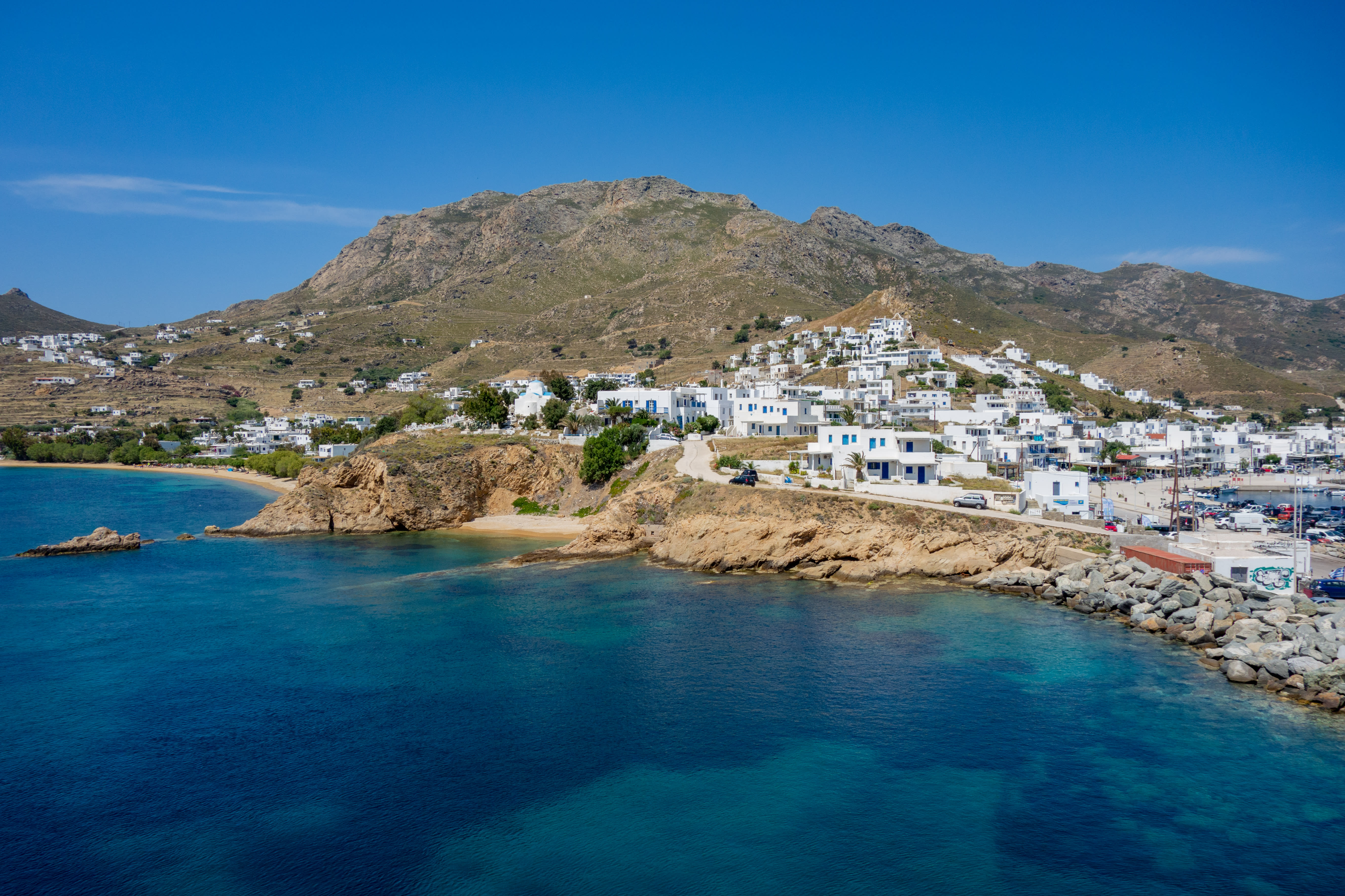 Image Rando/bateau dans les Cyclades