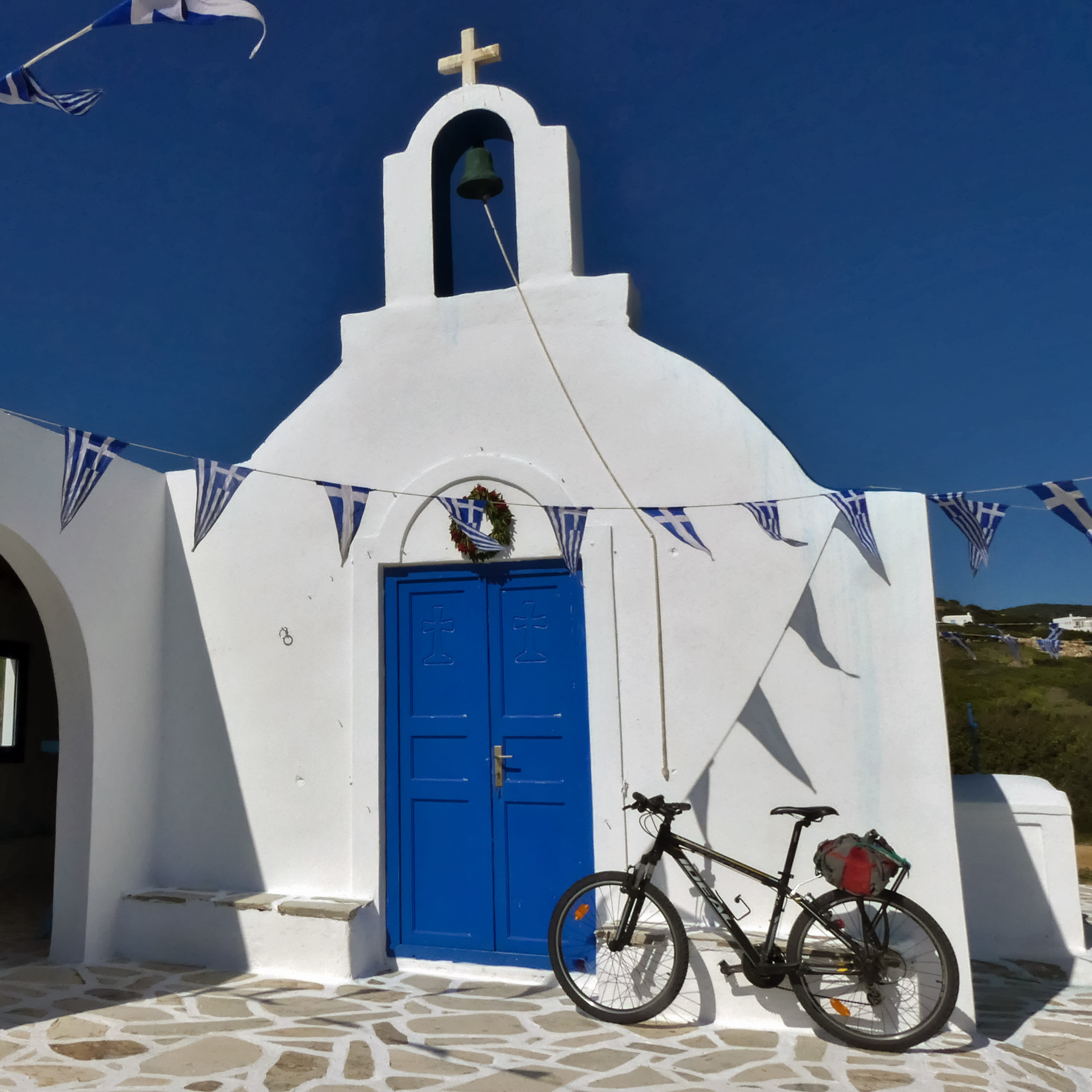 Voyage à vélo - Les Cyclades à vélo