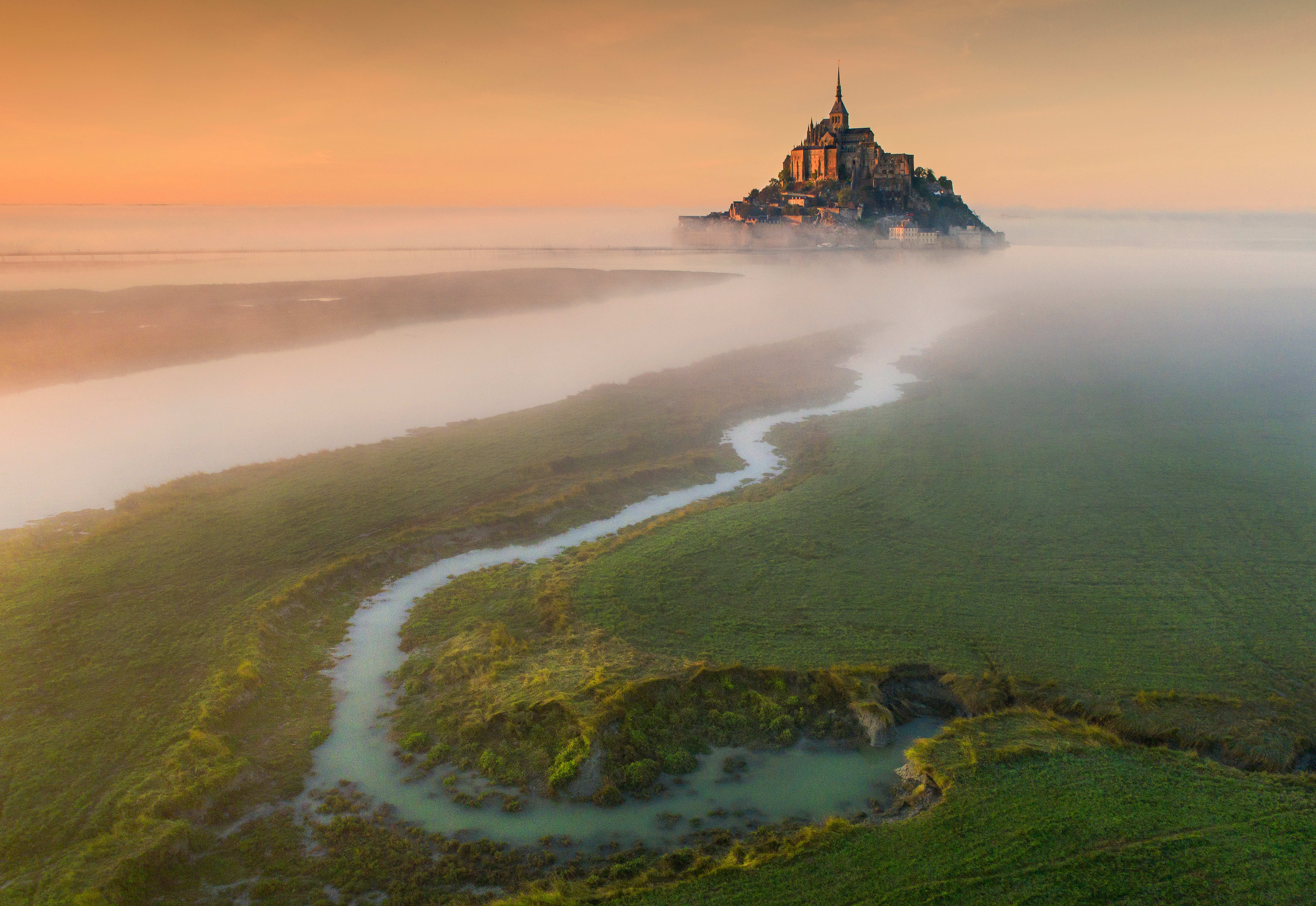 Image Nouvel An dans la Baie du Mont St Michel