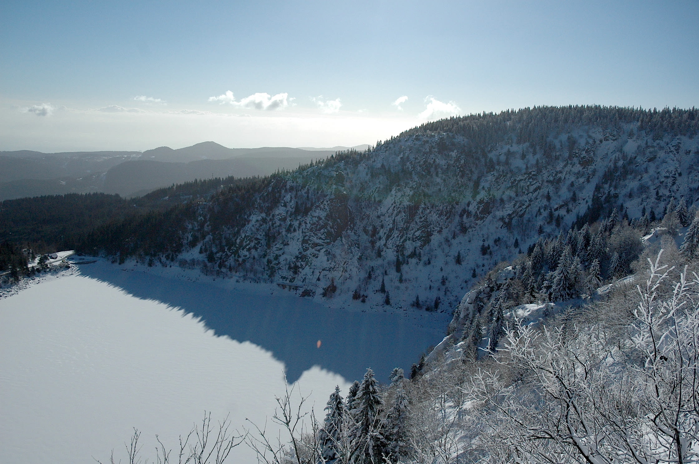 Image Réveillon raquettes dans les Vosges, au pays du Lac Blanc