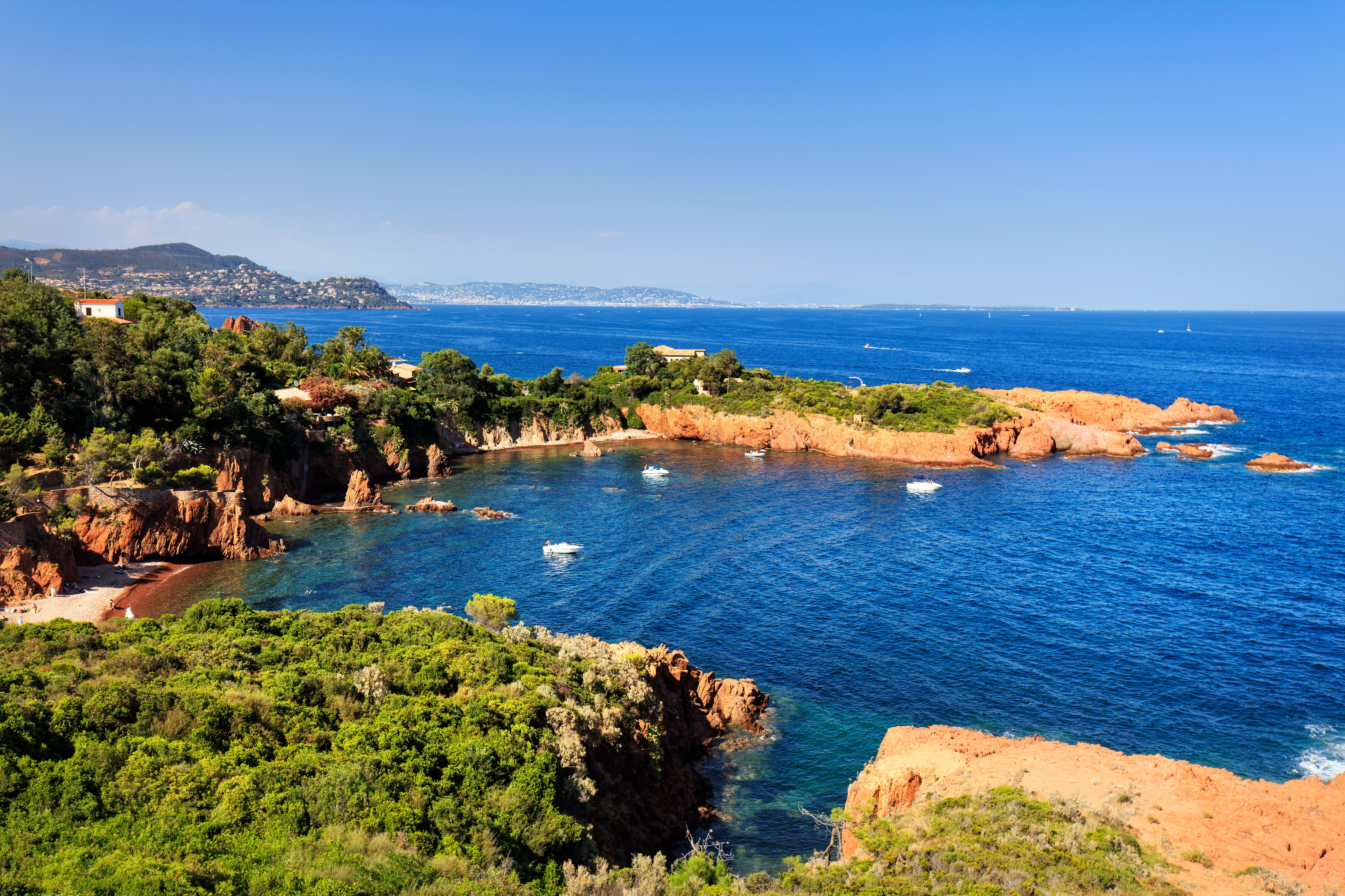 Esterel et Saint Tropez : les sentiers d'ocre et d'Azur
