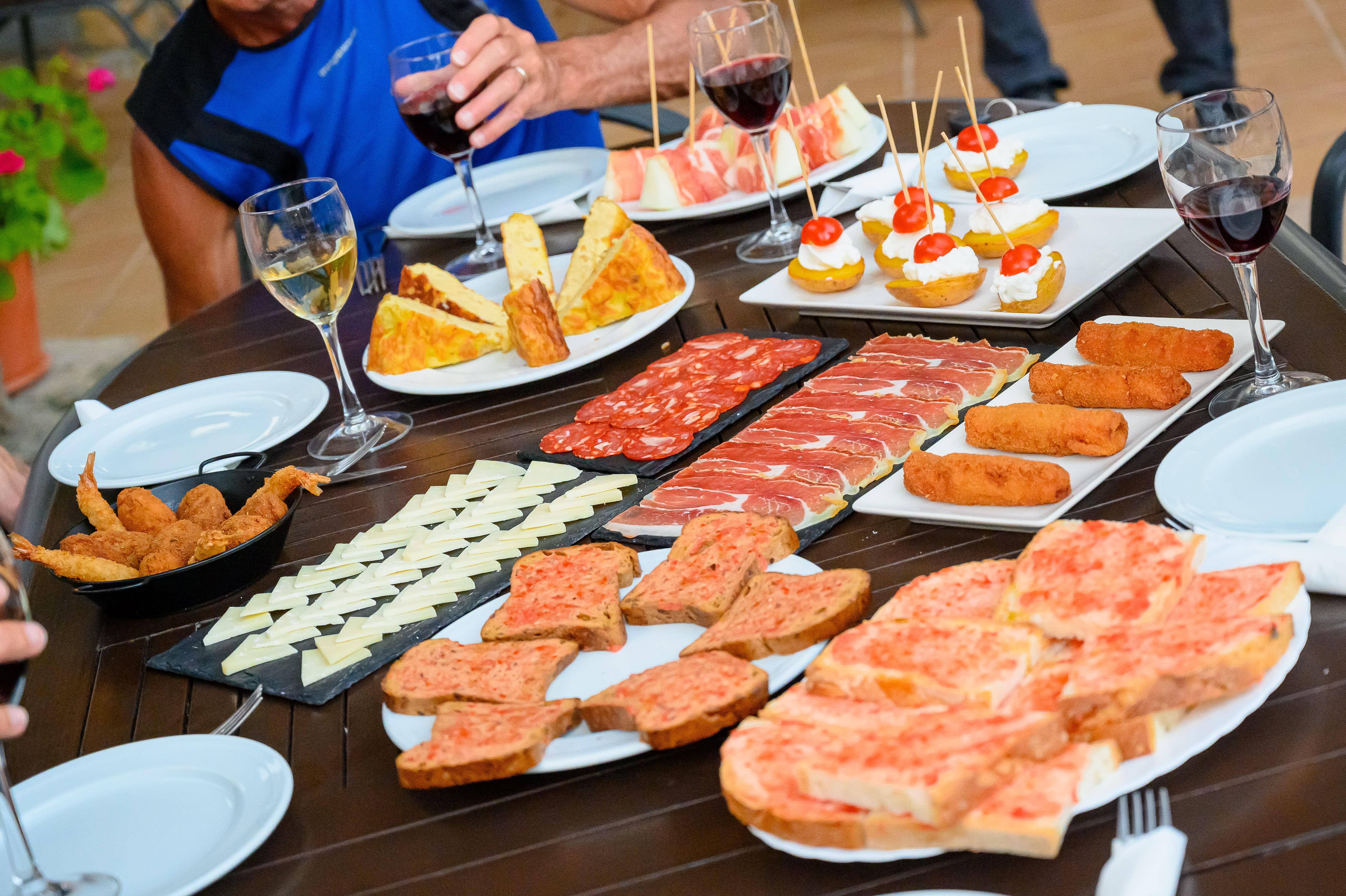 Image "Rand'eau" tapas à Alquezar, la randonnée aquatique en Sierra de Guara