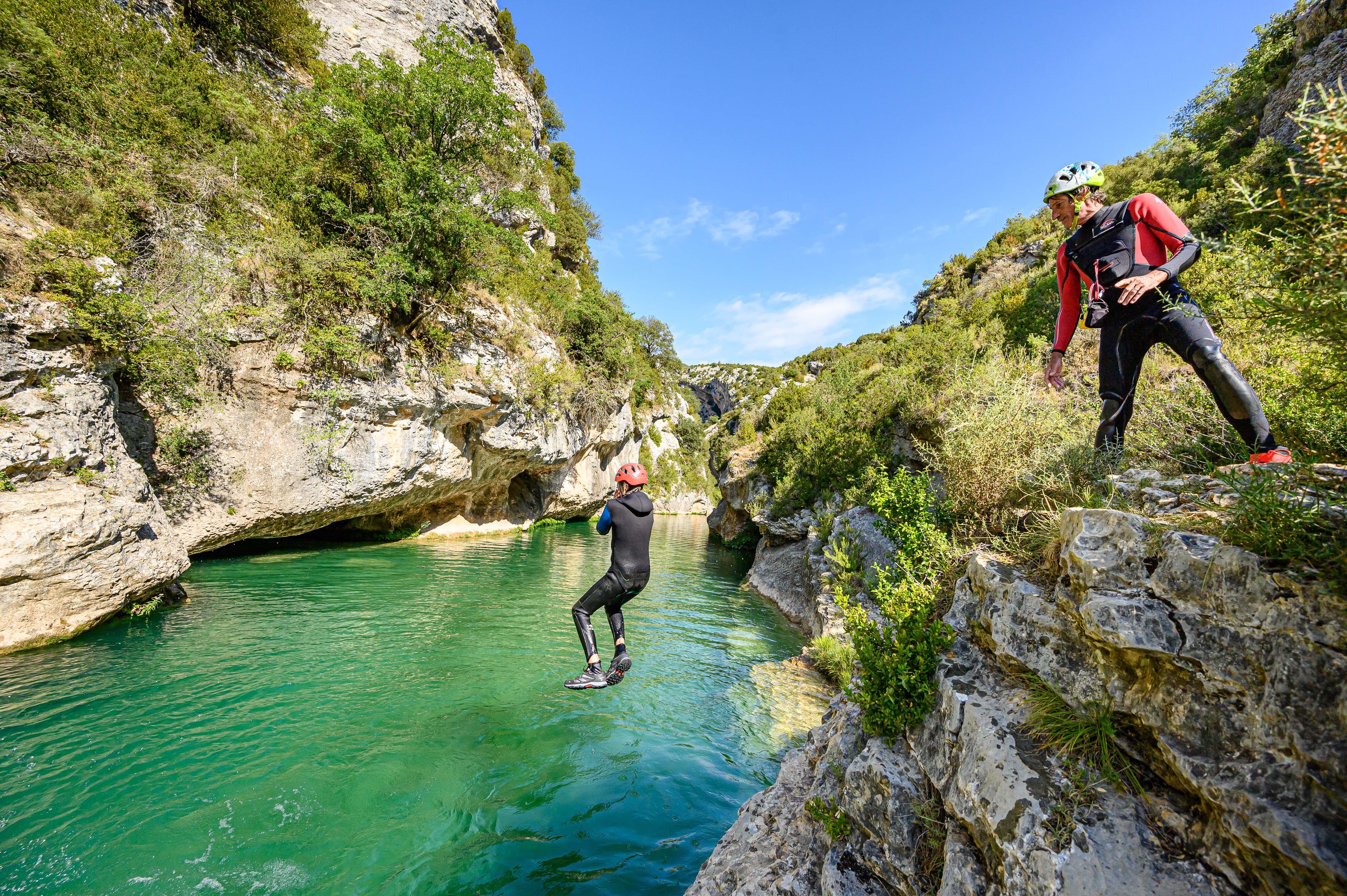 Les canyons de la Sierra de Guara, Programme Aventure