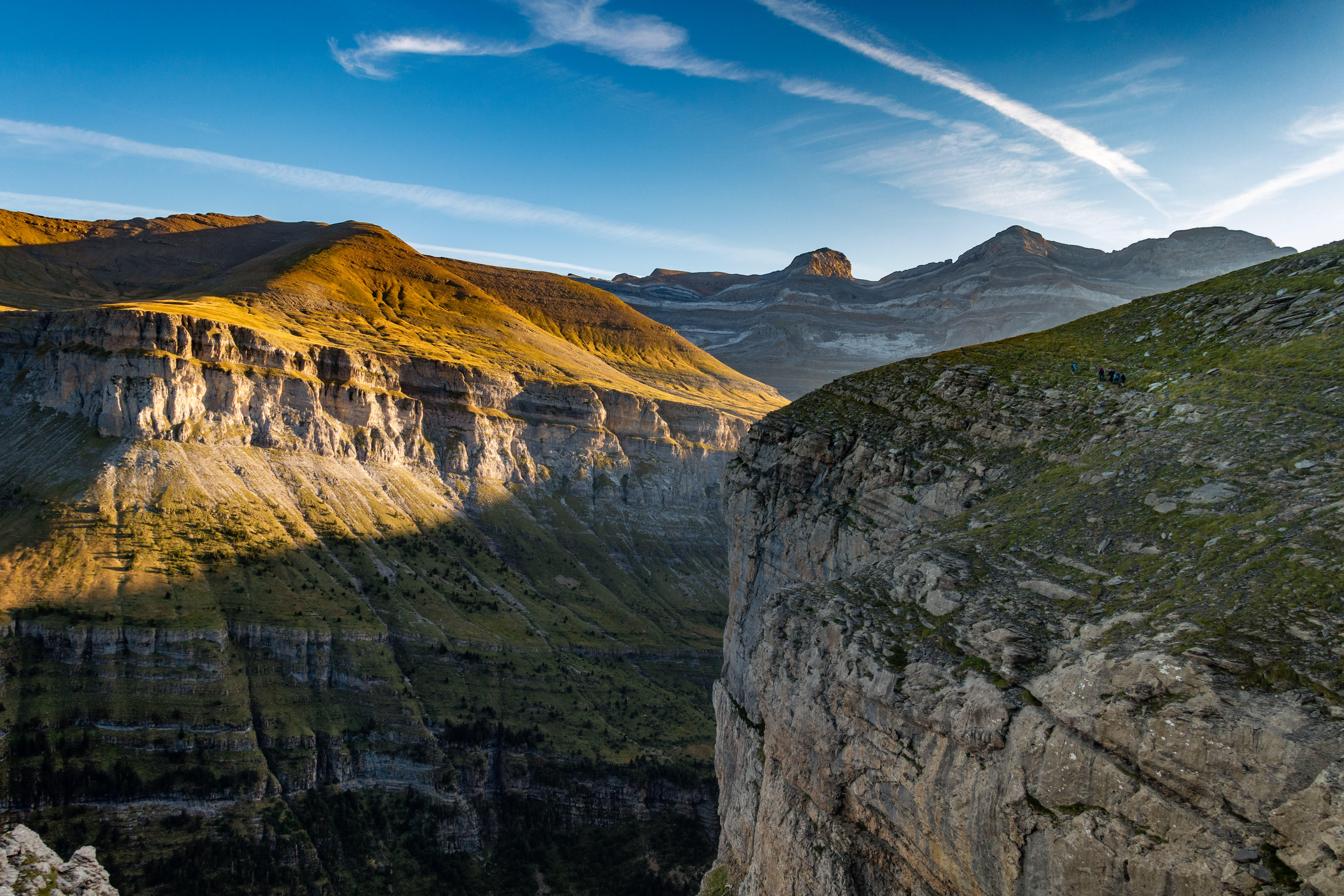 Image Ordesa Colorado pyrénéen, par la Vire des Fleurs et le Mont Perdu