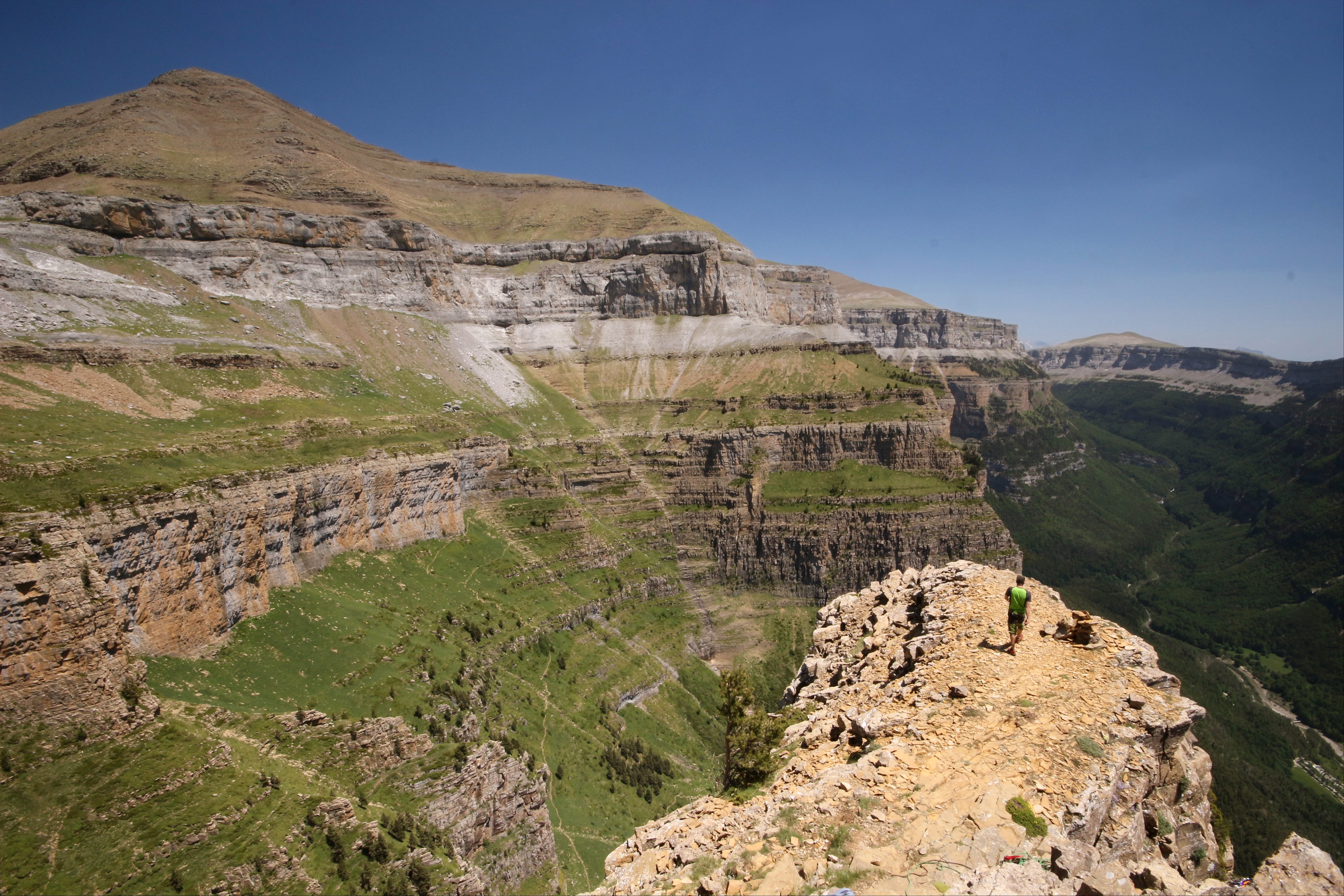 Ordesa Colorado pyrénéen, par la Vire des Fleurs et le Mont Perdu