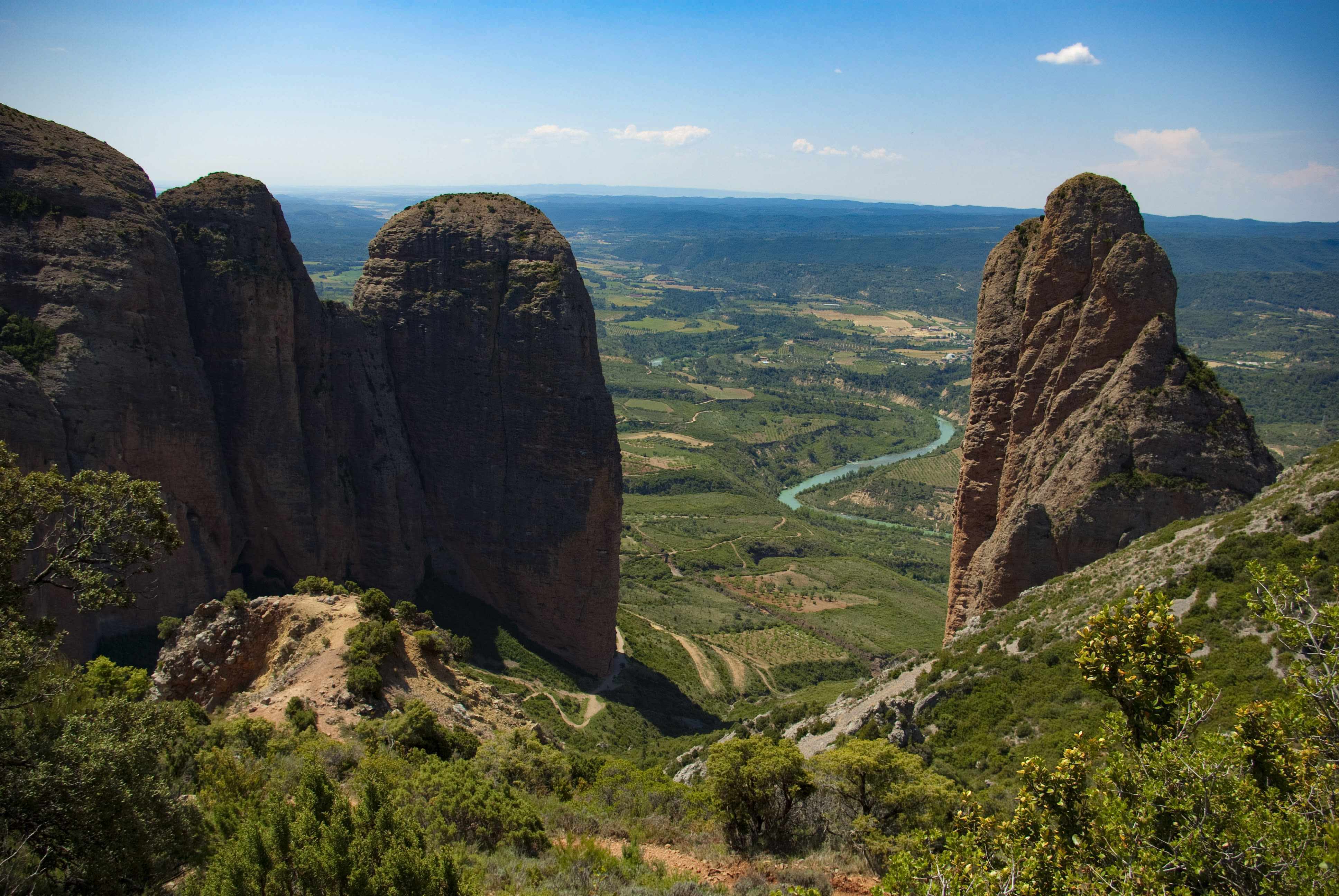 Image Réveillon en Aragon, sous les Mallos de Riglos