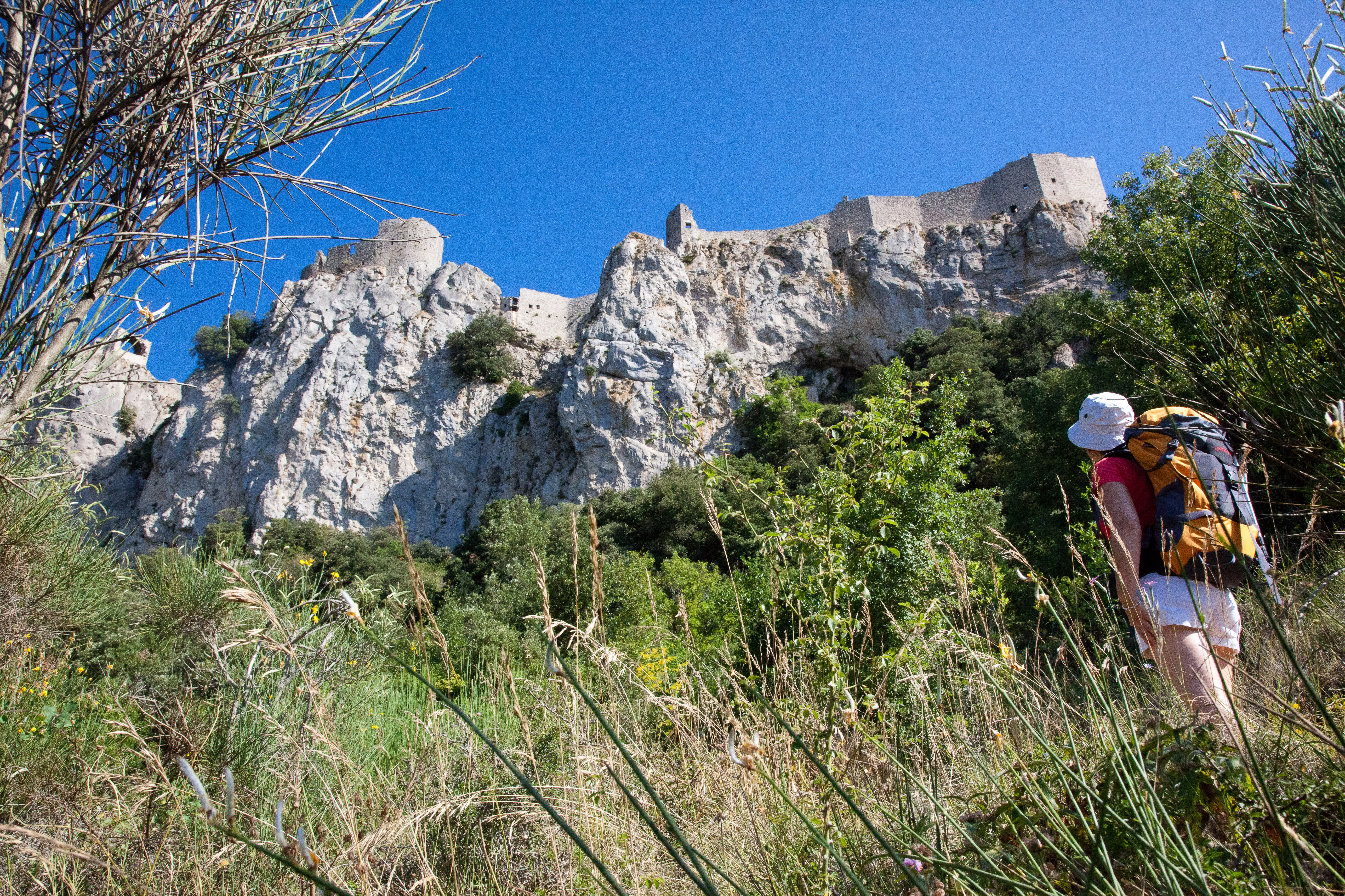 Image Pays Cathare, rando confort de Quéribus à Montségur