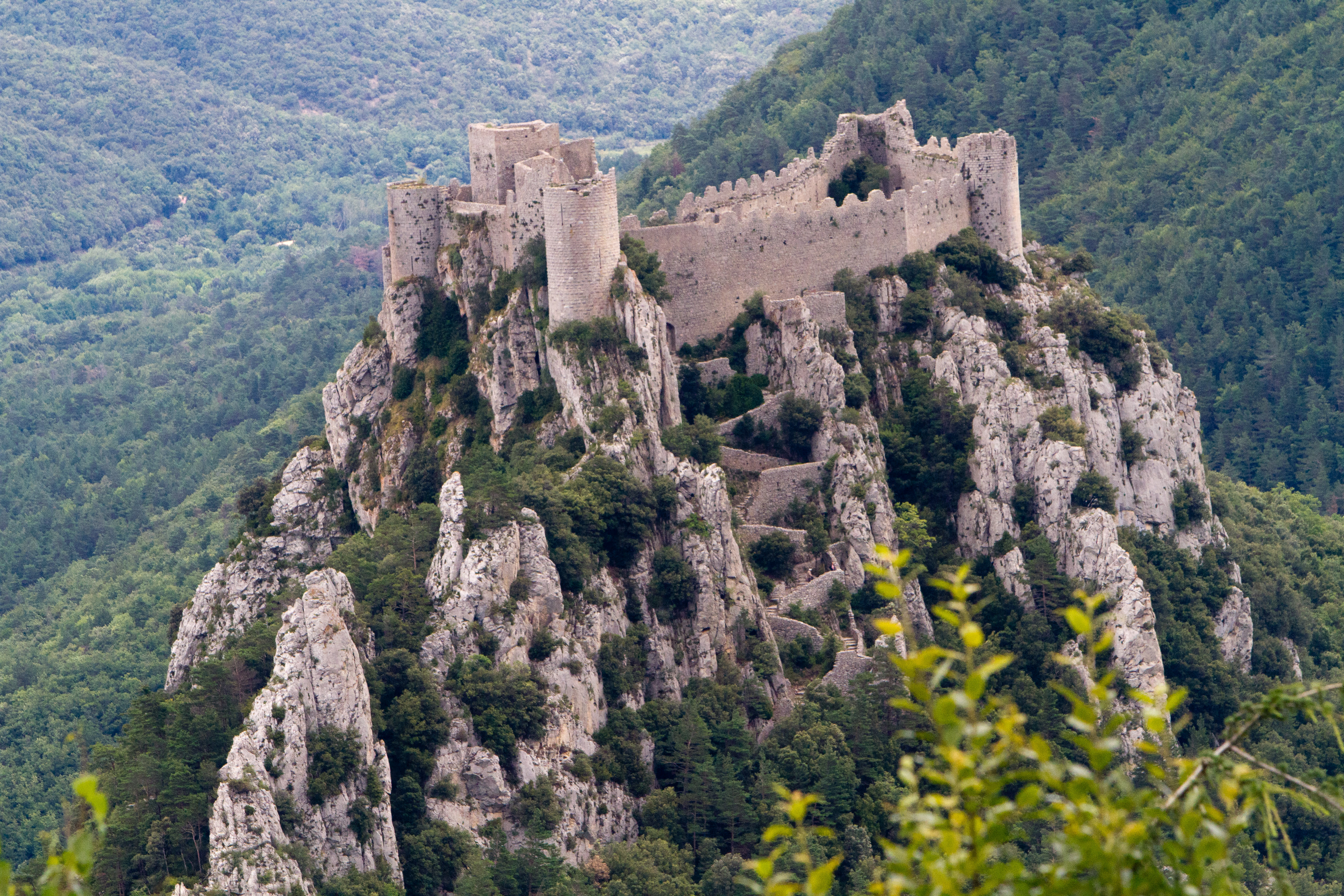 Image Pays Cathare, rando confort de Quéribus à Montségur