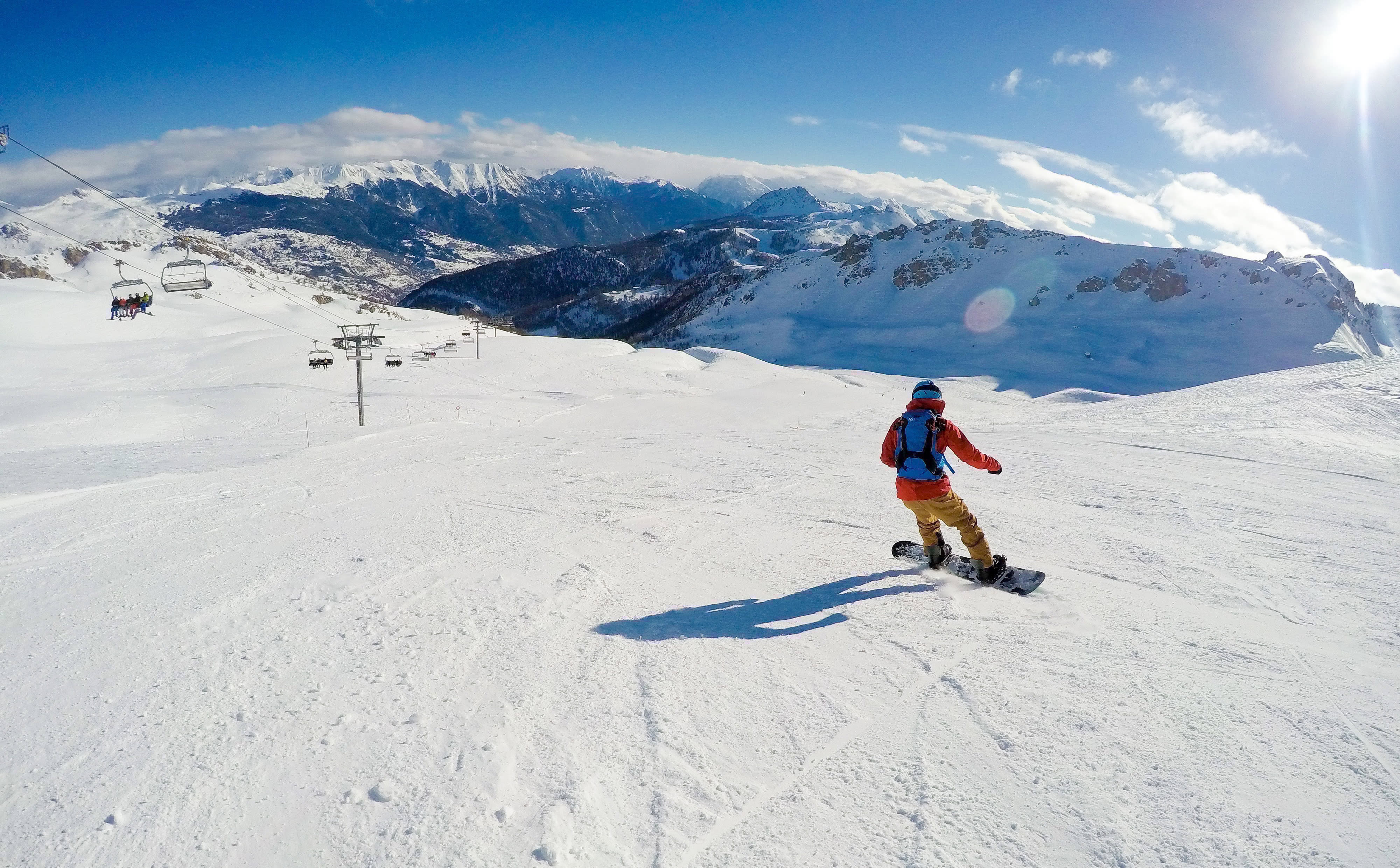 Pacote de snowboard Mi-temps