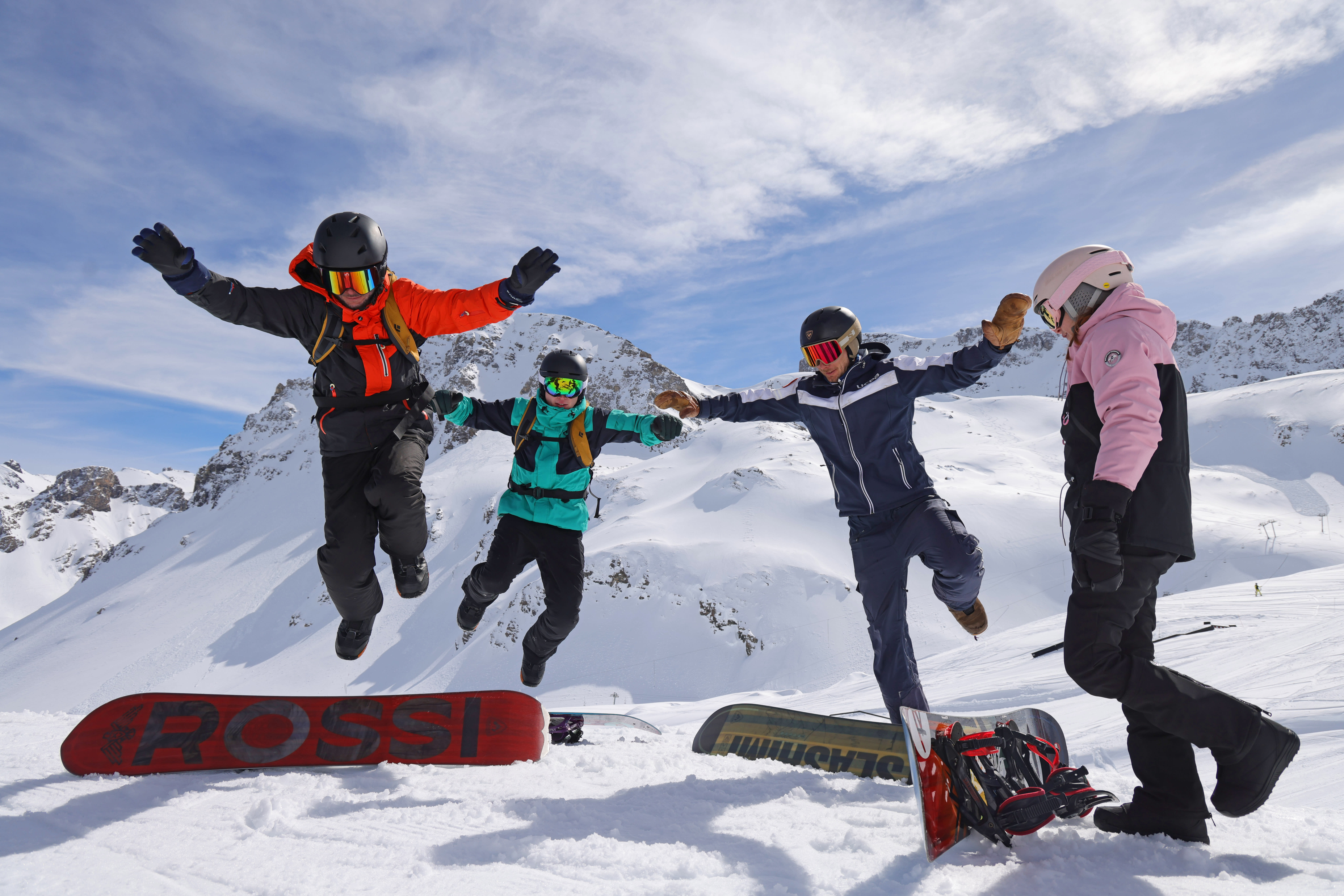 Pacote de snowboard Mi-Temps - Feliz inverno