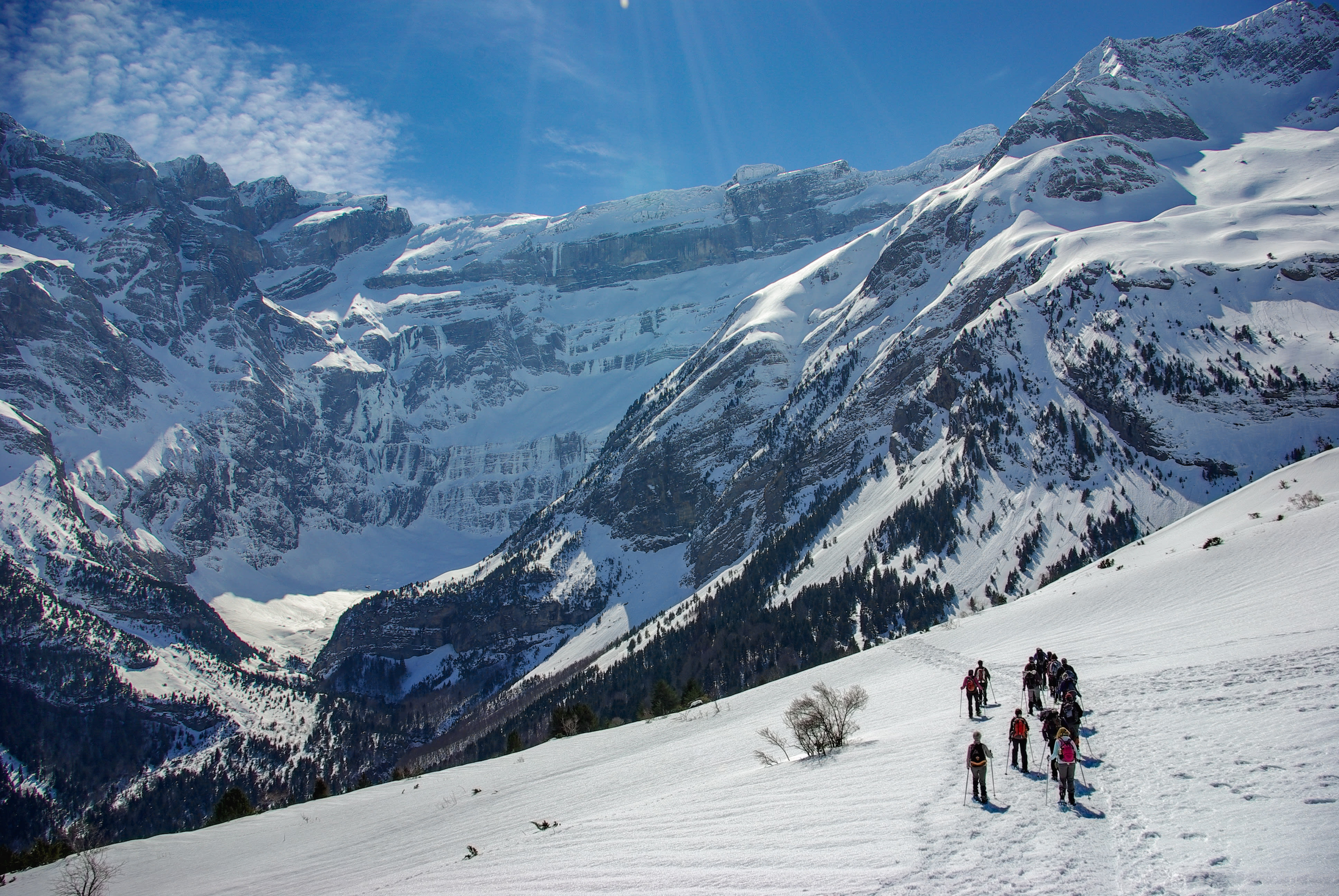 Raquettes féériques dans le massif des Encantats