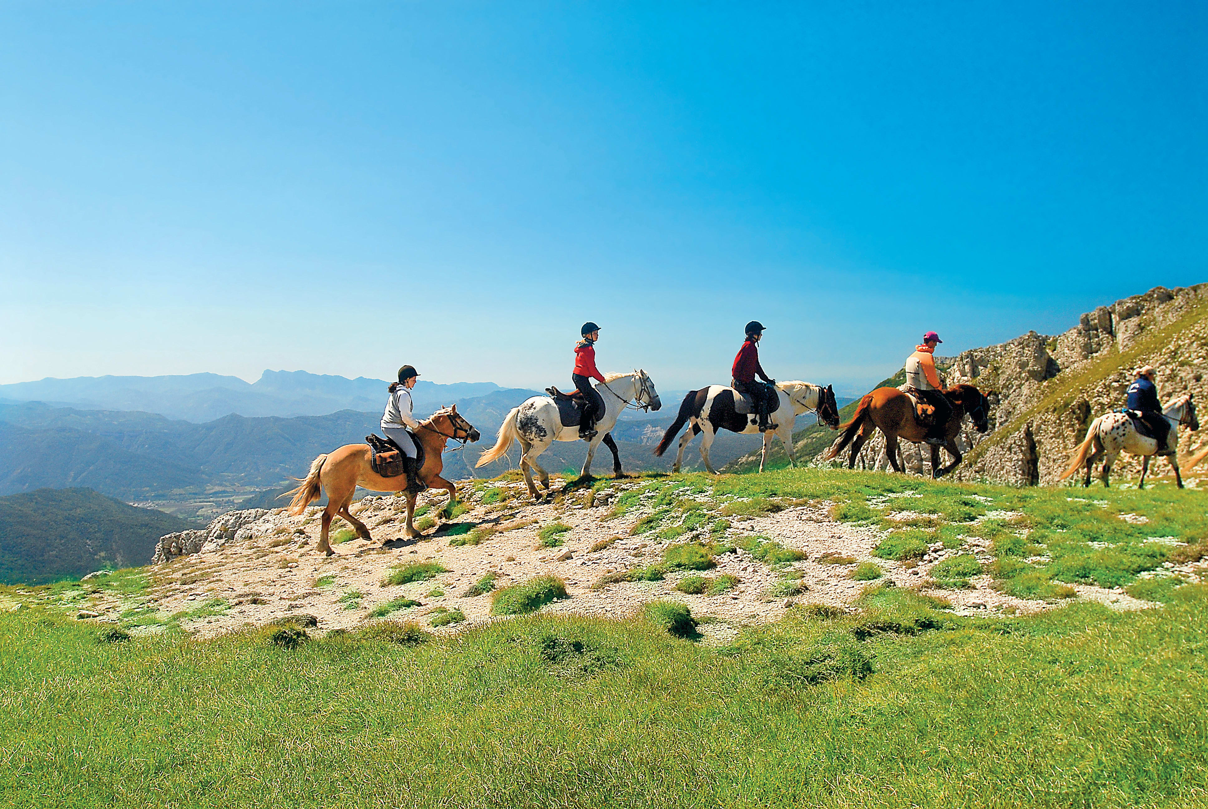 Le Vercors à cheval