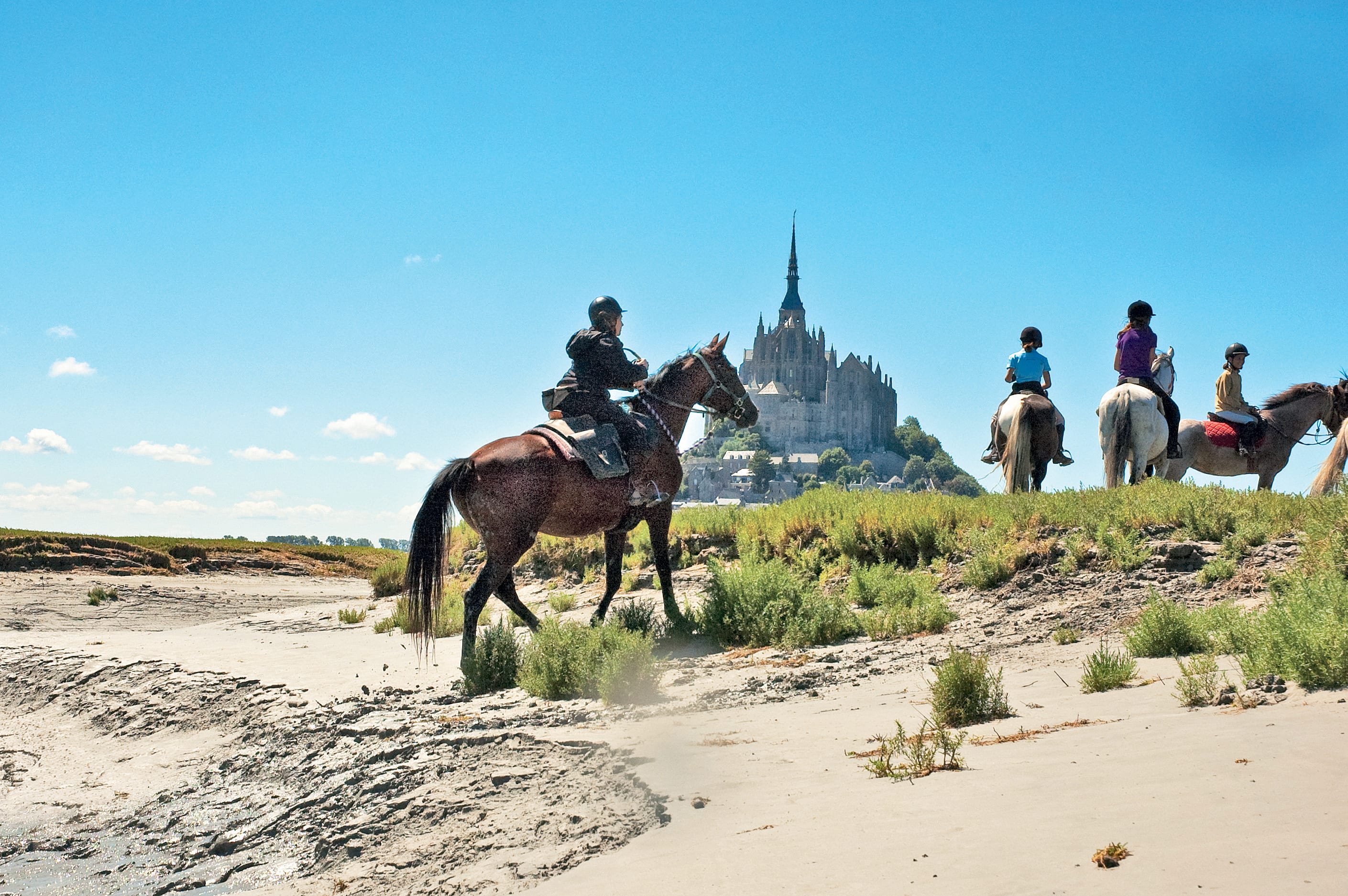 Chevauchée mythique au Mont Saint Michel version 3 jours en campement