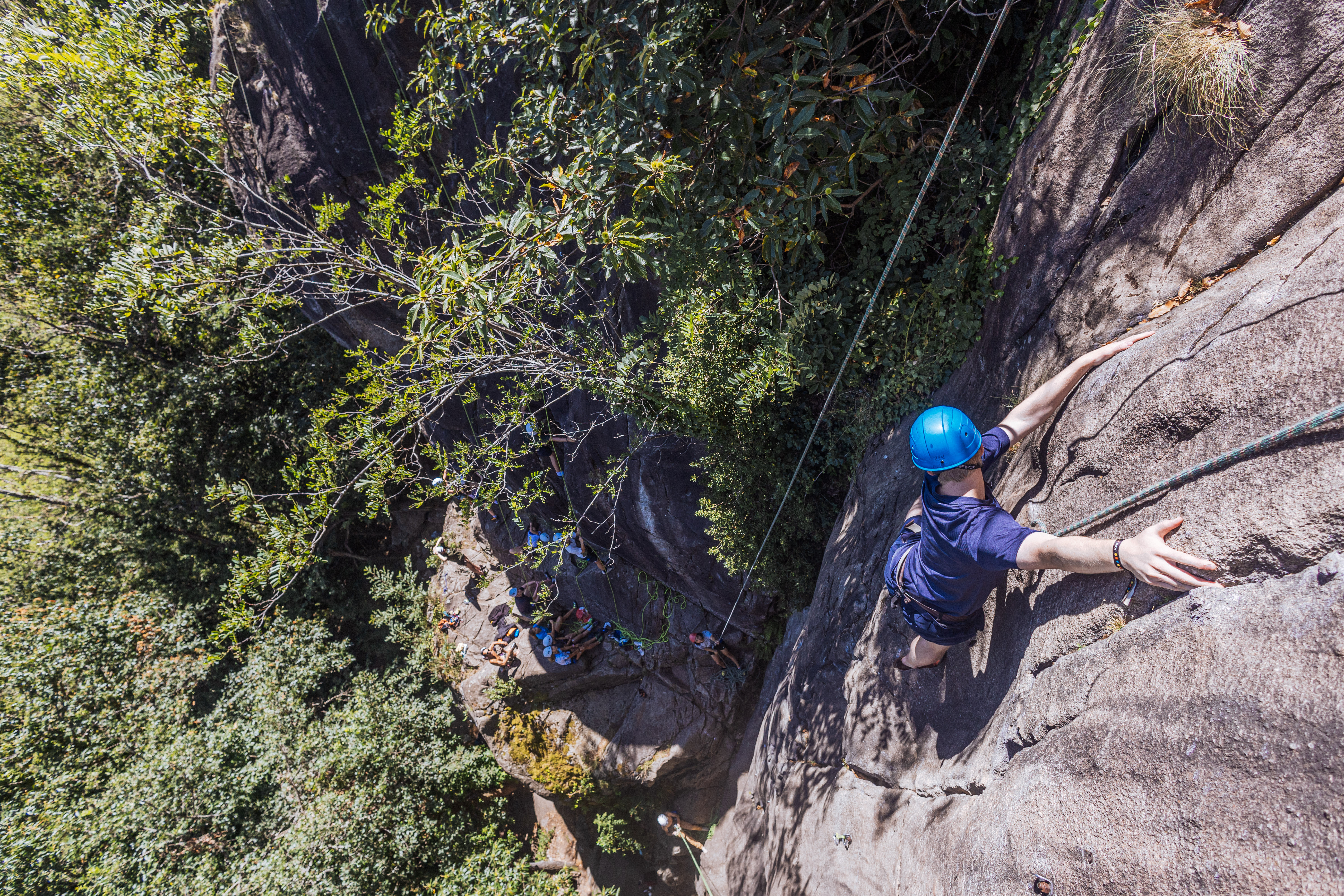 Escalade initiation grandes voies