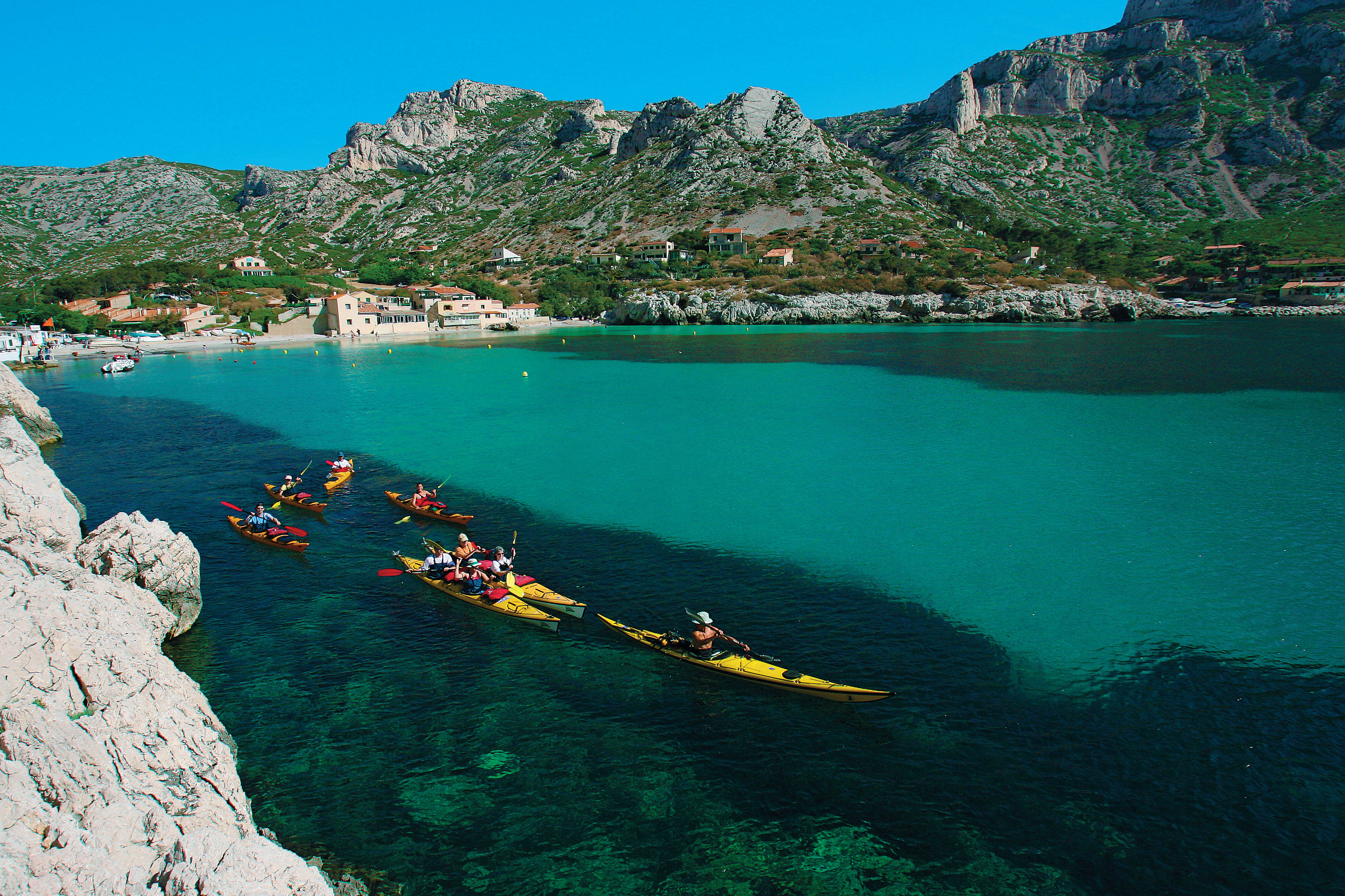 Randonnée et kayak de mer : les calanques entre Terre et Mer en 5 jours