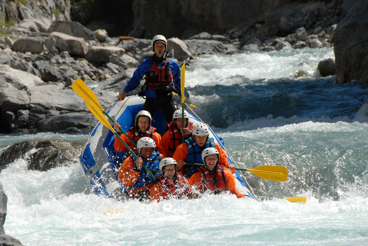 Eaux vives et rafting évolution Serre Che