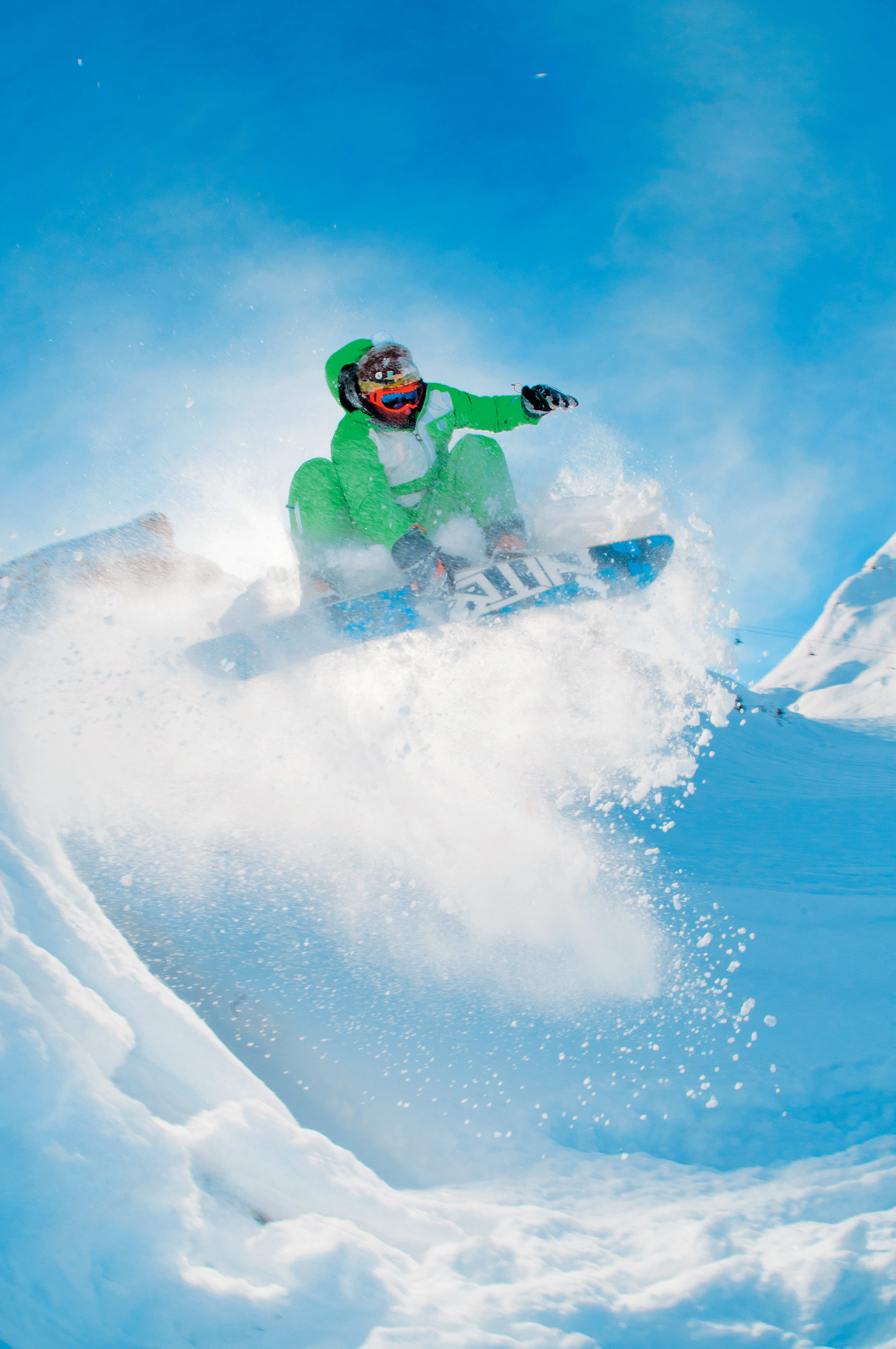 Découverte du snowboard freestyle