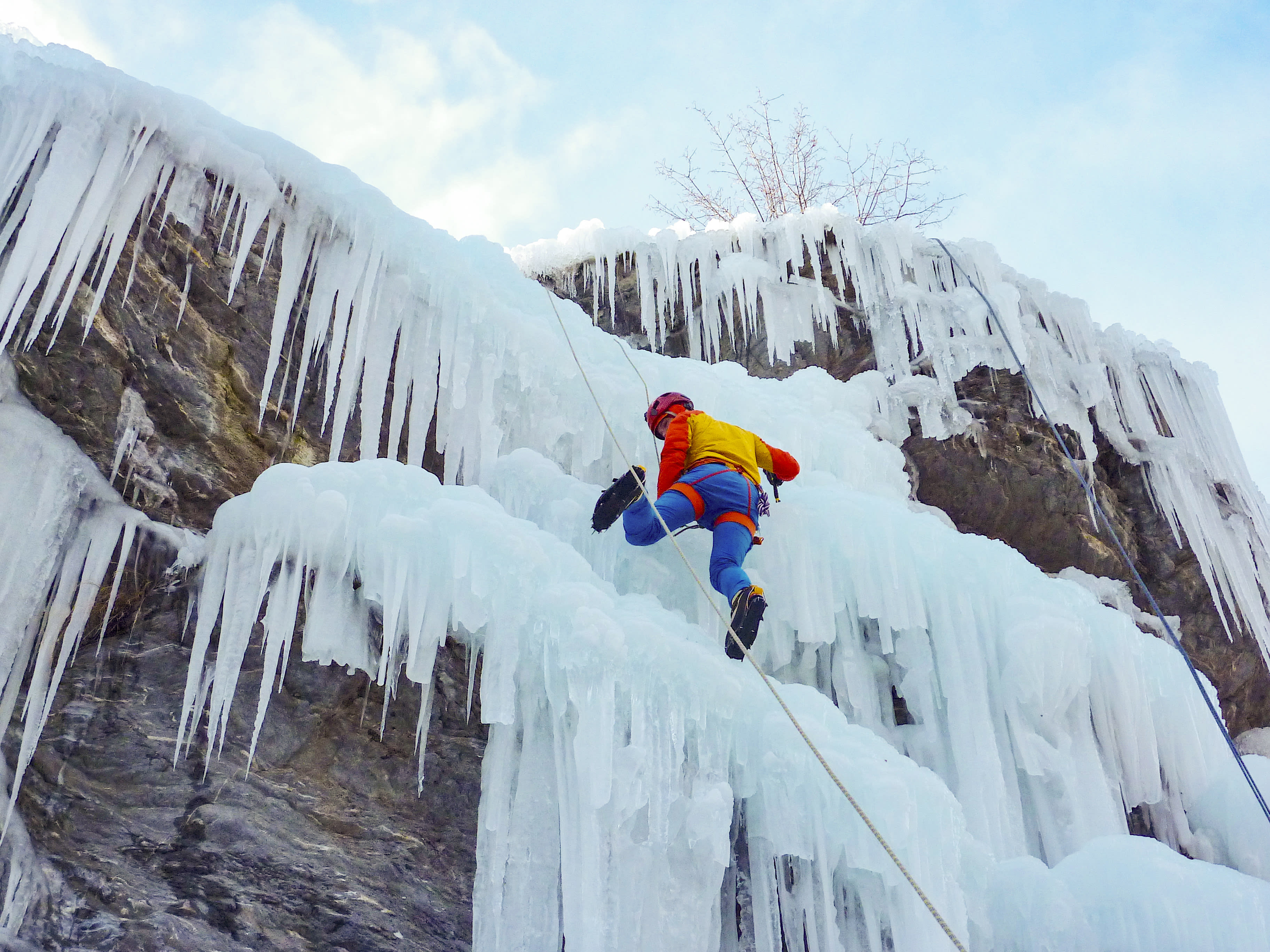 Cascades de glace débutant - Queyras