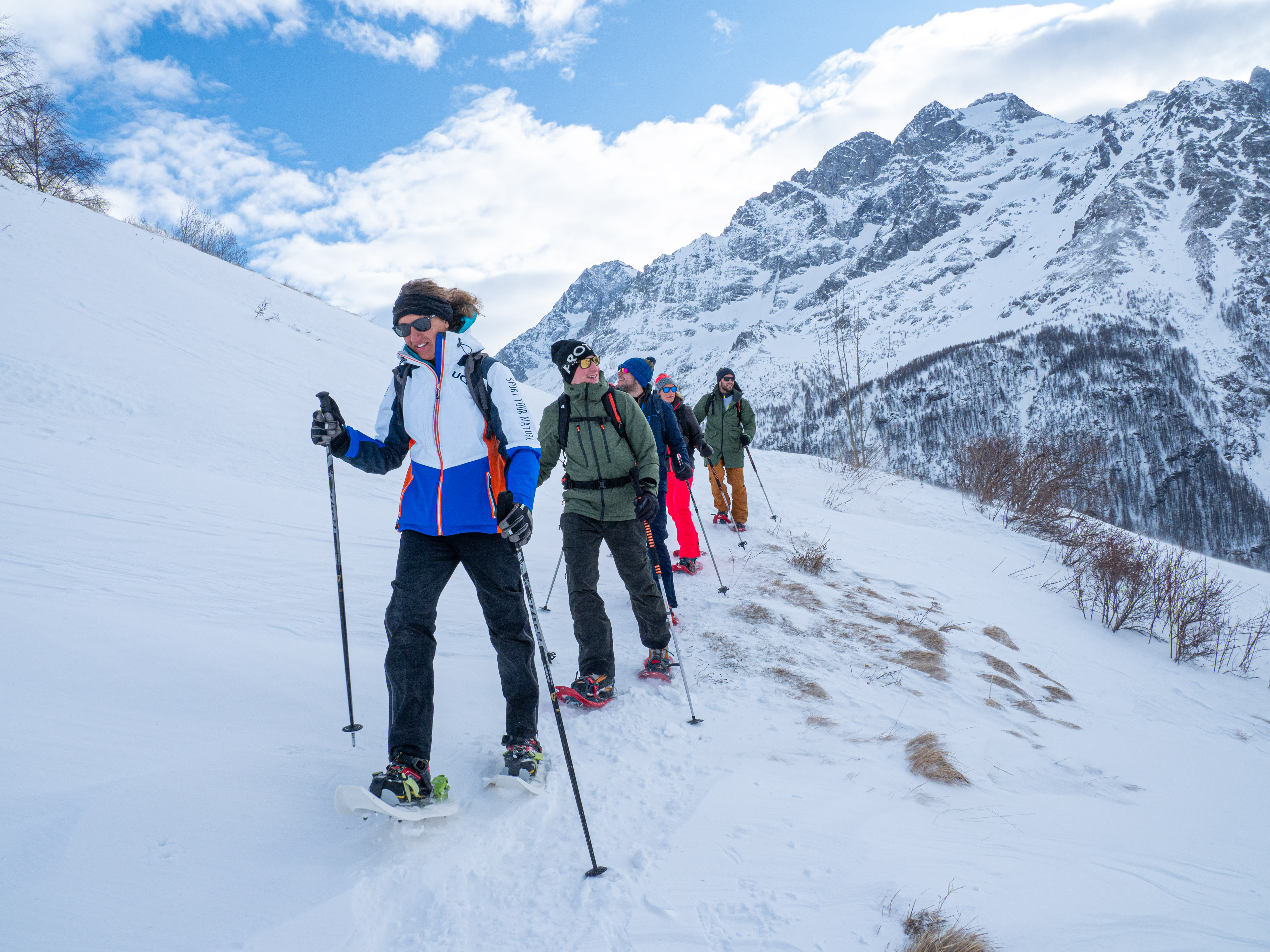 Raquettes altitude Italie