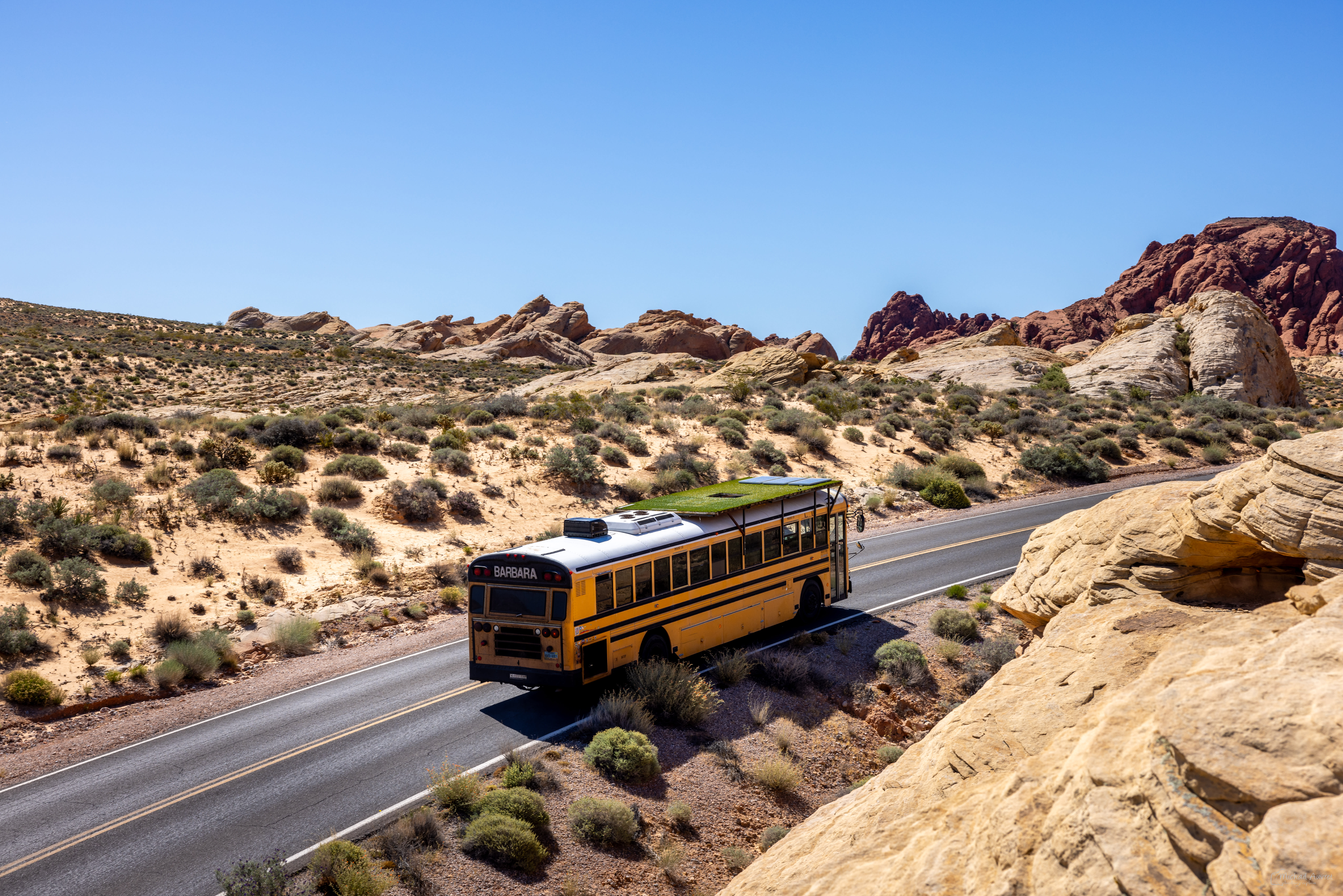 School bus en Basse-Californie