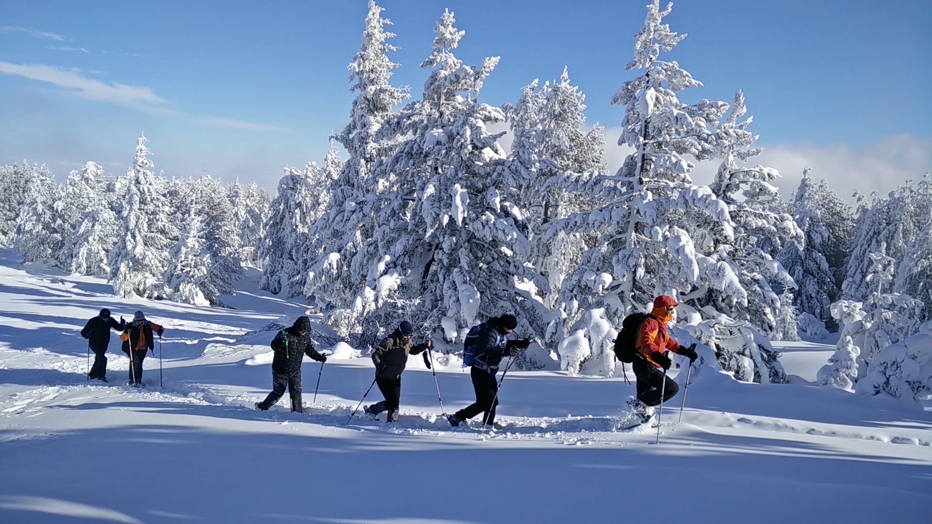 Raquettes dans les Balkans
