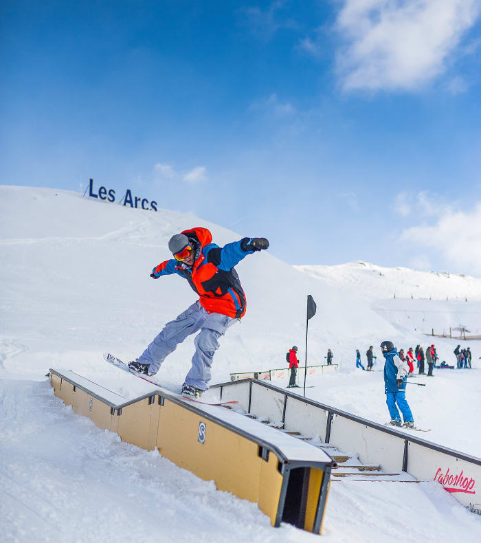Découverte du snowboard freestyle séjour à Les Arcs Portes de la