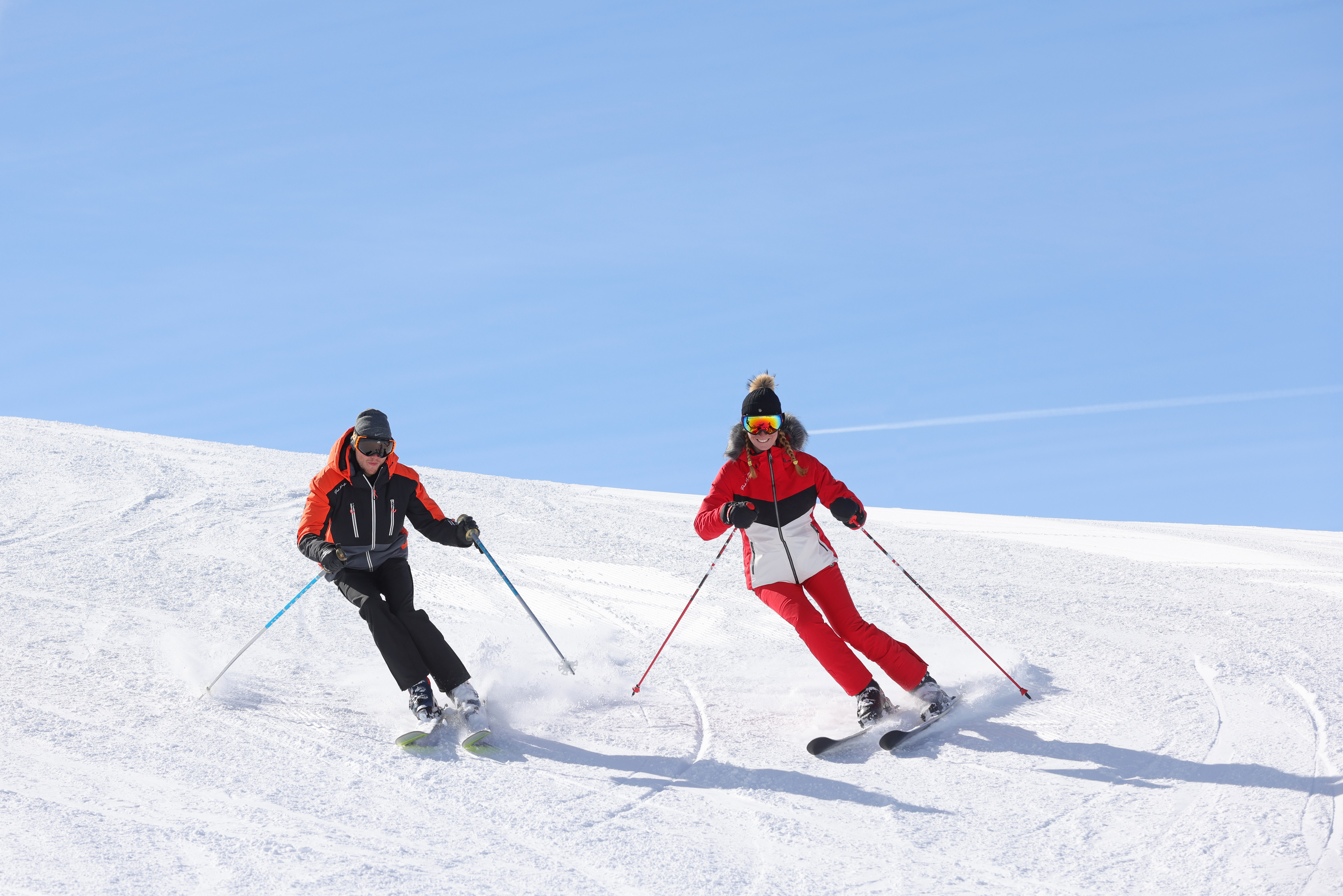 Combinaison ski homme ensemble moderne blanc - Opti Ski