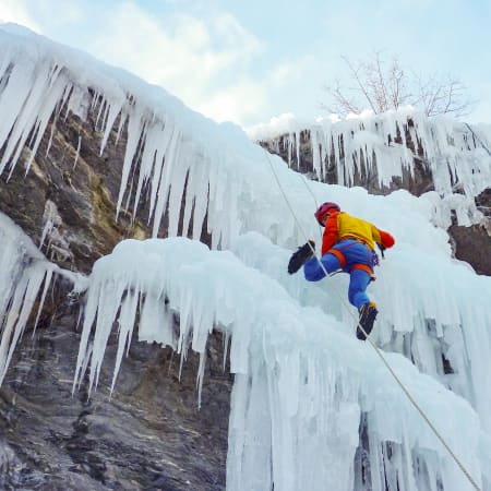 Séjour Cascade de glace avec l'UCPA