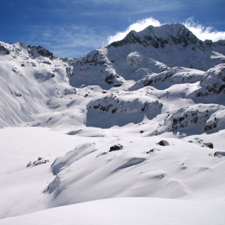 Raquettes féériques dans le massif des Encantats