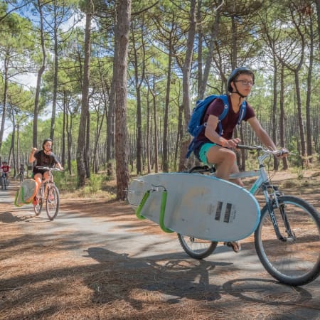 E-bike surf trip sur la Vélodyssée