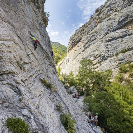 Escalade initiation grandes voies