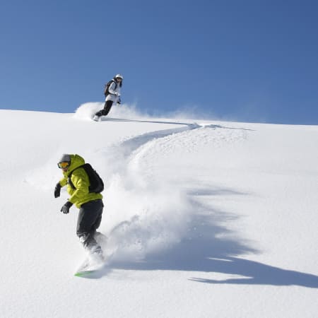 Découverte du ski ou snowboard hors-piste