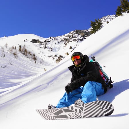 Découverte du snowboard hors-piste Mi-temps