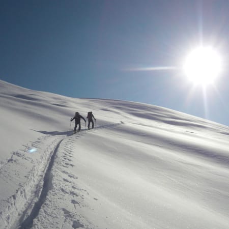 Queyras en hiver Ski de pente raide
