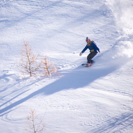 Découverte du Snowboard hors-piste