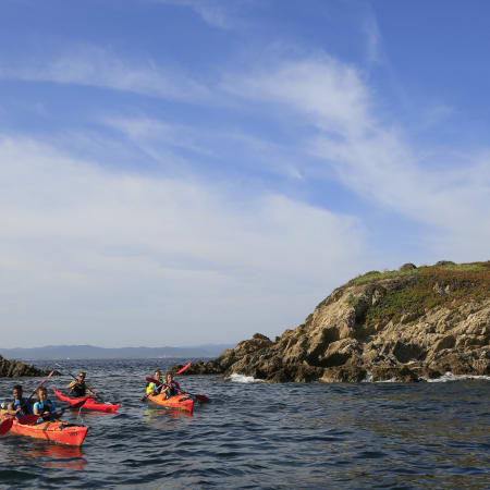 Kayak de mer, plage & découvertes autour de Porquerolles