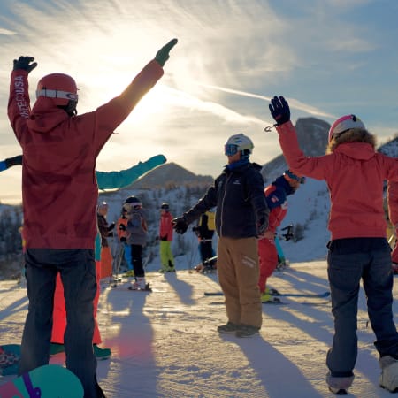 Classe de neige - Ski Plein temps enseignement partagé 20H (Lun14h-Ven18h) - 5 jours