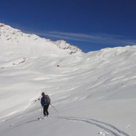 Queyras en hiver initiation ski de randonnée
