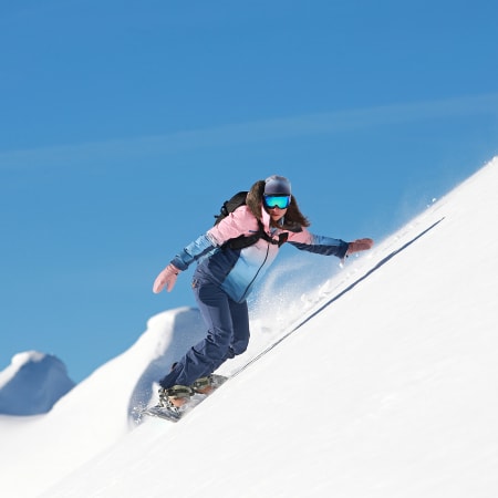 Snowboard hors-piste expert