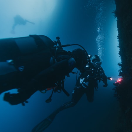 Plongée exploration profonde Parc des Calanques