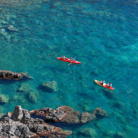 Kayak dans les réserves marines Catalanes