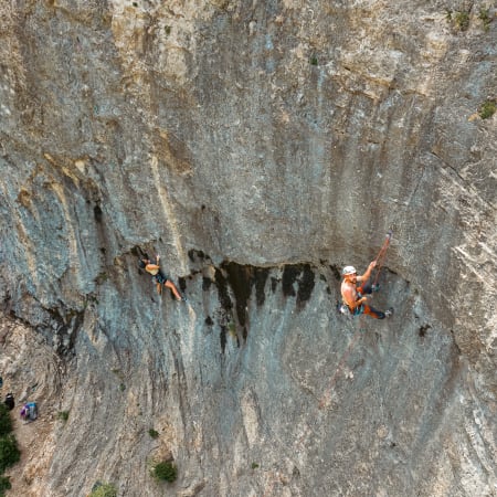 Escalade initiation grandes voies