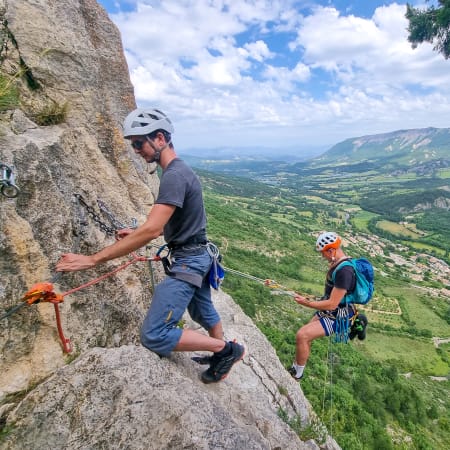 Escalade initiation grandes voies