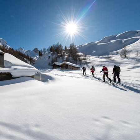 Initiation au ski de randonnée dans les montagnes du Queyras