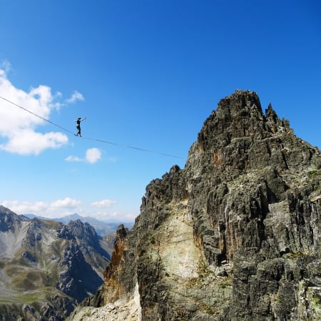 Entre ciel et terre, immersion Highline