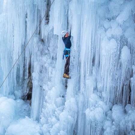 Break cascade de glace Ecrins