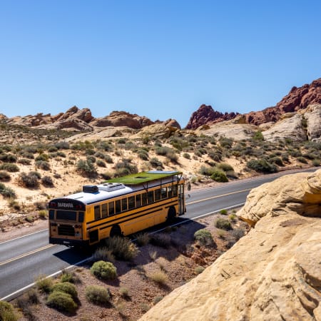 School bus en Basse-Californie